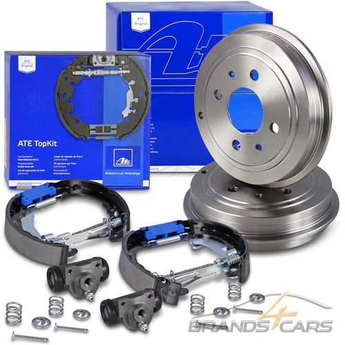 Ate bremstrommel topkit - 2x, bremstrommel+topkit