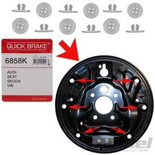 12x KUNSTSTOFF GLEITSTÜCKE