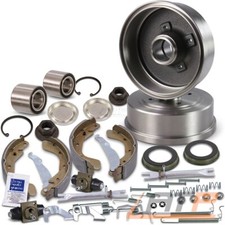 2x BREMSTROMMEL +BREMSBACKEN